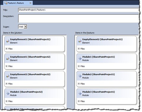 Visual Studio 2010 SharePoint Developer Tools Feature Designer